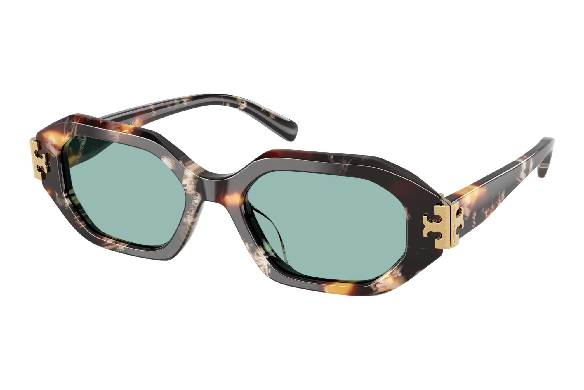 Tory Burch TY7234U 207282 Petrol GreenDark Tortoise Tory Burch TY7234U 207282 Petrol GreenDark Tortoise