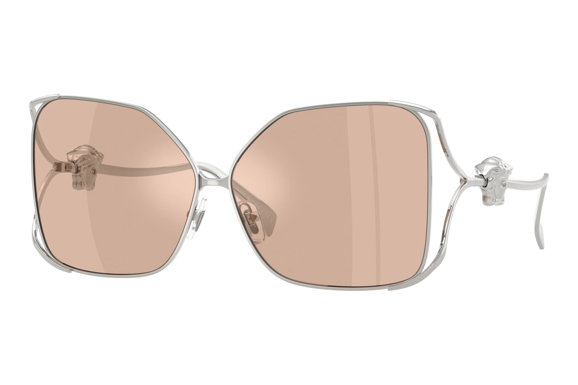 Versace VE2288 1001/5 Light Pink Mirror SilverSilver Versace VE2288 1001/5 Light Pink Mirror SilverSilver
