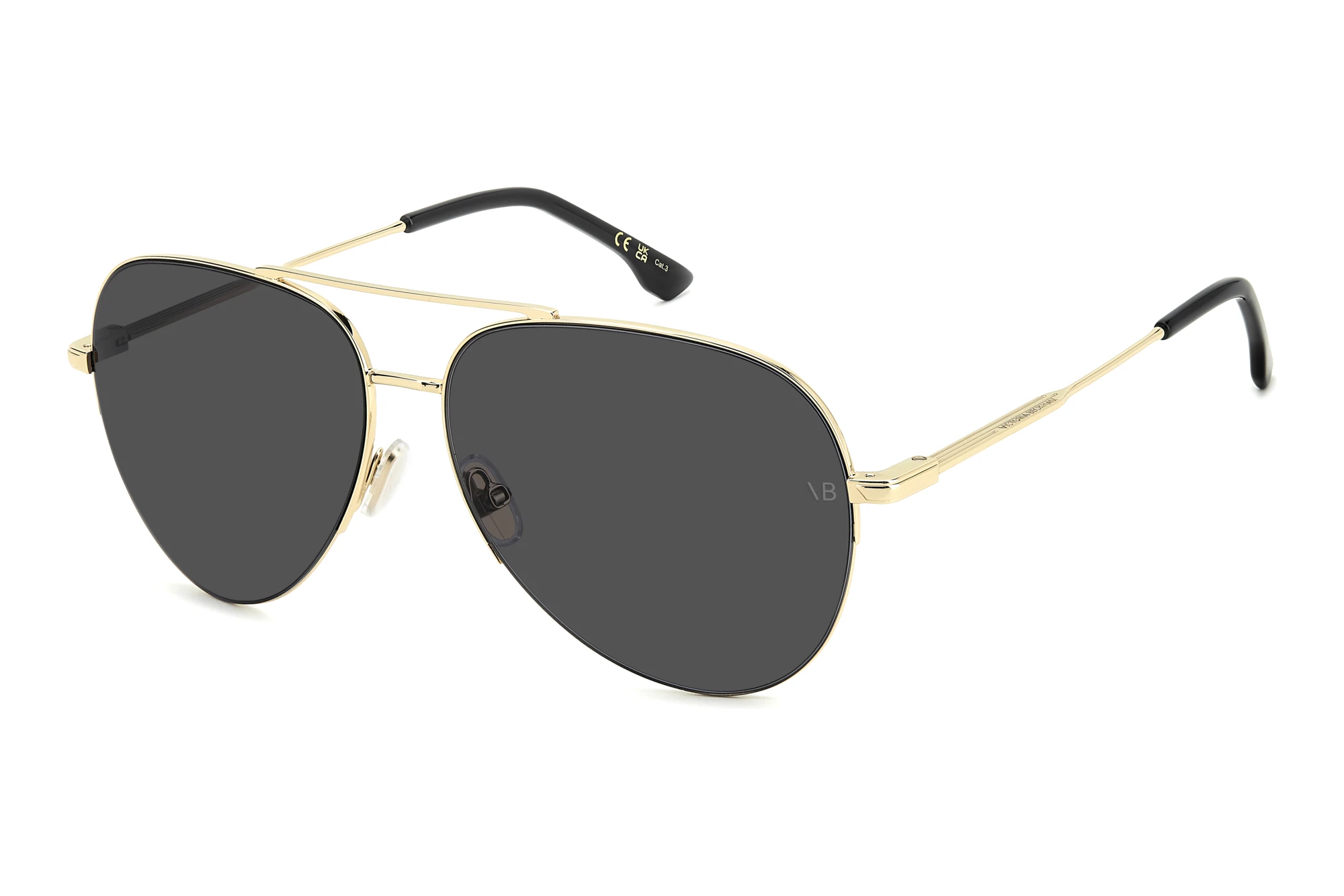 Victoria Beckham VB 1000/S RHL/IR GREYGOLD BLACK 2 Victoria Beckham VB 1000/S RHL/IR GREYGOLD BLACK 2