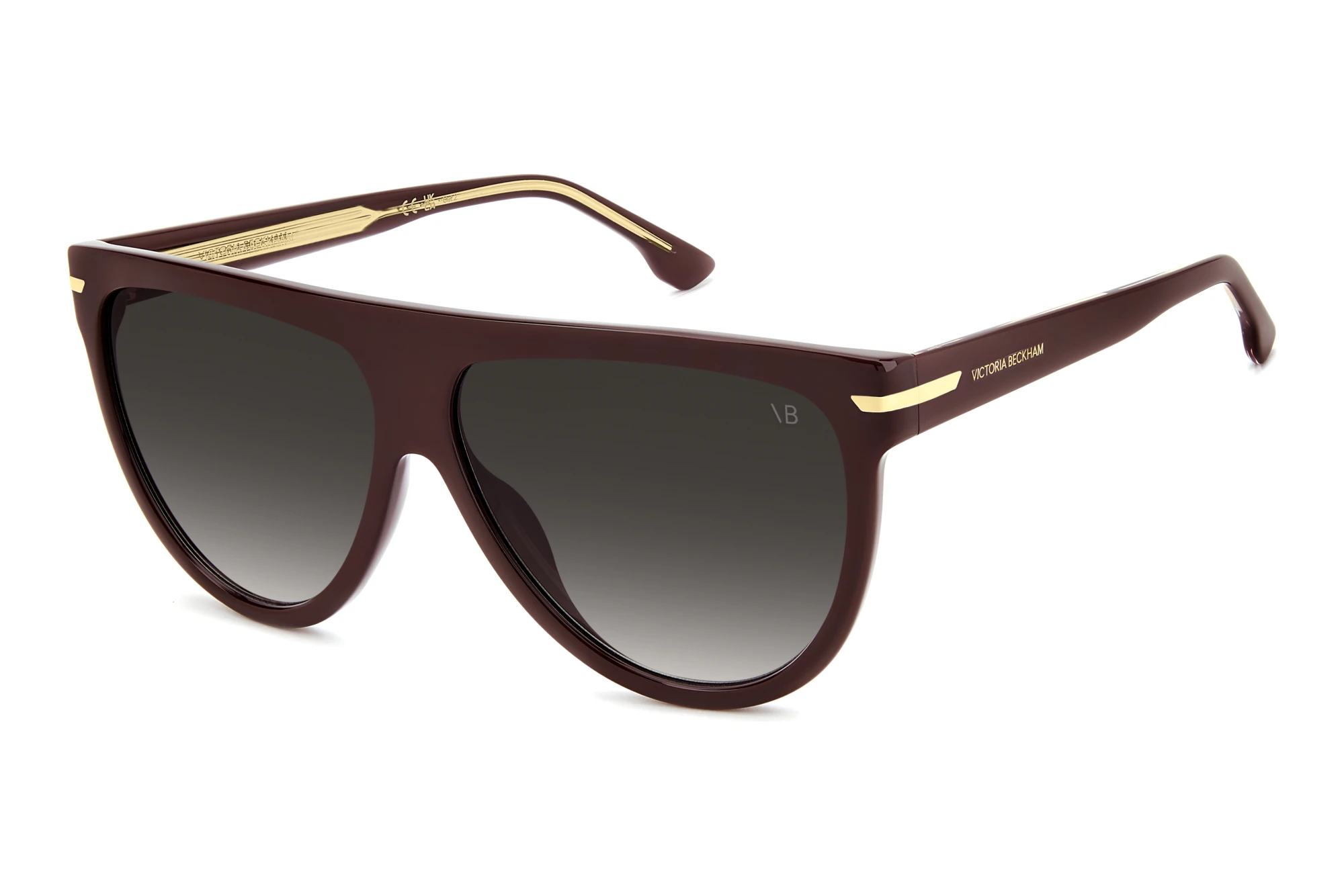 Victoria Beckham VB 1004/S LHF/9O DARK GREY SHADEDBURGUNDY 2 Victoria Beckham VB 1004/S LHF/9O DARK GREY SHADEDBURGUNDY 2