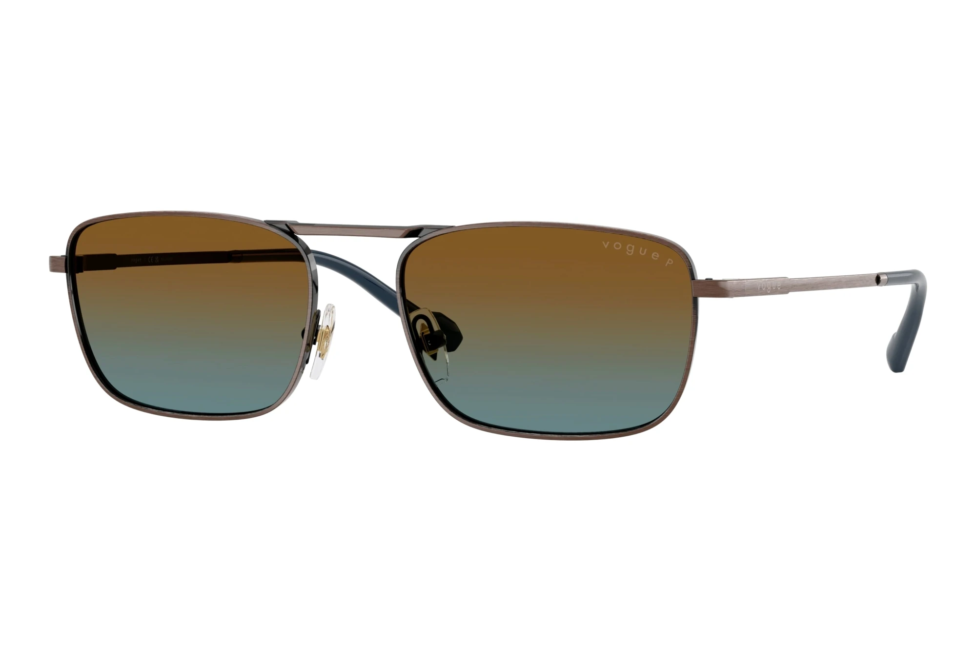 Vogue Eyewear VO4346S 51351F Blue Gradient Brown PolarizedAntique Copper Vogue Eyewear VO4346S 51351F Blue Gradient Brown PolarizedAntique Copper