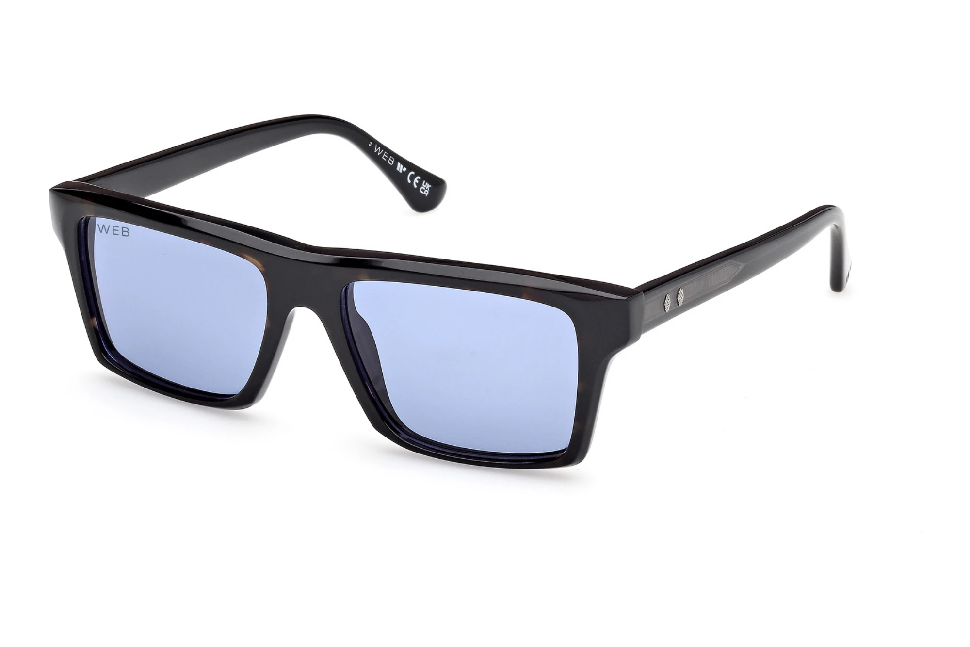 Web Eyewear WE0383 56V blauHavanna/Einfarbig Web Eyewear WE0383 56V blauHavanna/Einfarbig