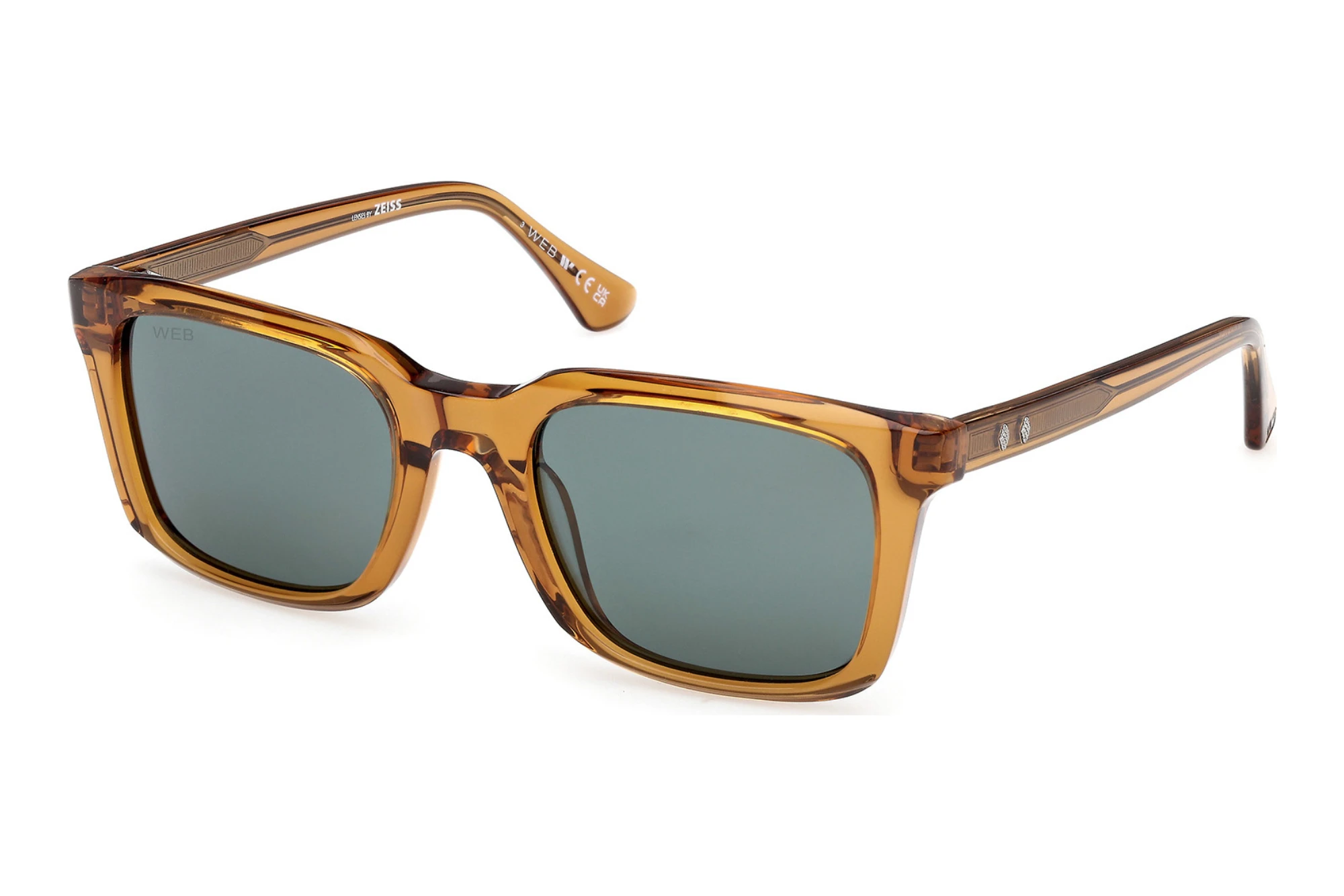 Web Eyewear WE0388 39N grünGlänzend Hell Gelb Web Eyewear WE0388 39N grünGlänzend Hell Gelb