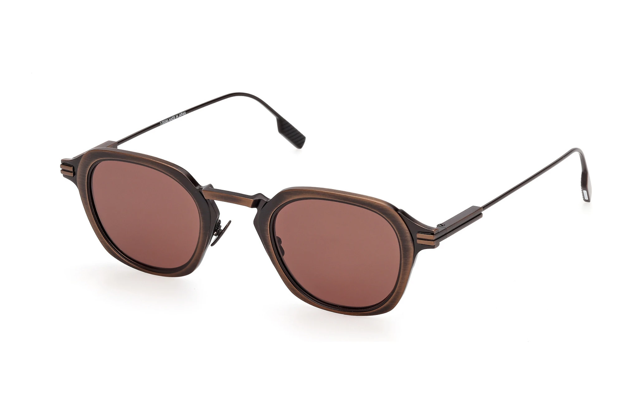 Zegna EZ0314 37E braunMatt Antik Dunkle Bronze Zegna EZ0314 37E braunMatt Antik Dunkle Bronze