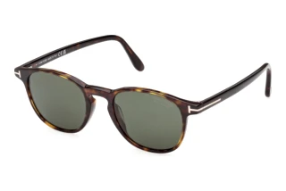 Tom Ford FT1302 52R grün polarieisrendDunkel Havanna