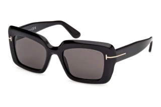 Tom Ford FT1318 01A grauGlänzend Schwarz