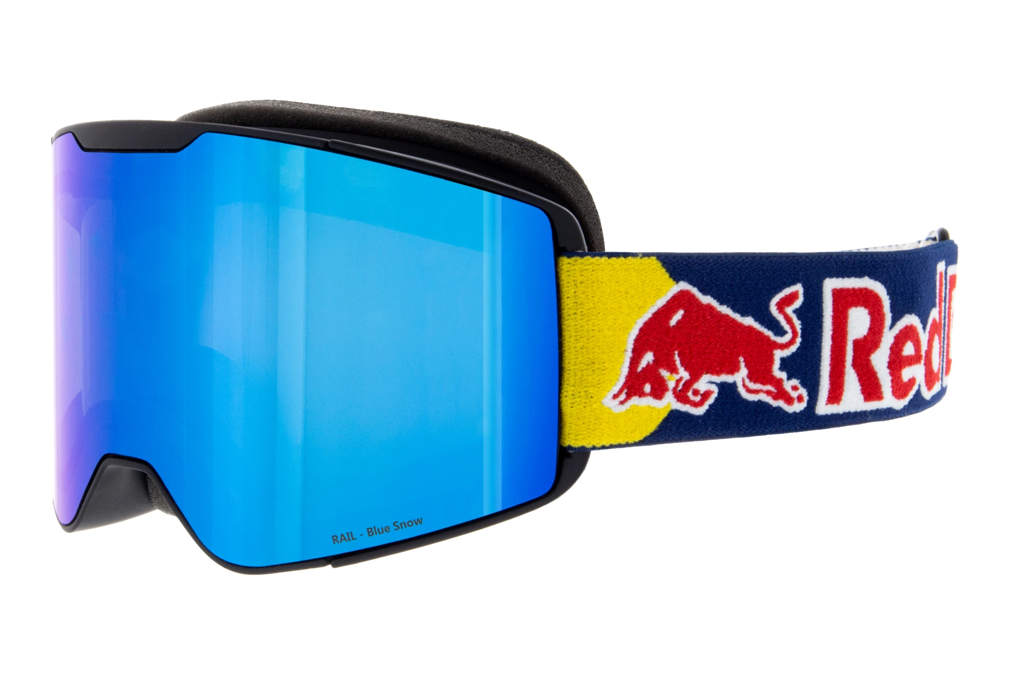 Red Bull SPECT RAIL 001 blue snow - smoke with blue mirror cat. S3black Red Bull SPECT RAIL 001 blue snow - smoke with blue mirror cat. S3black