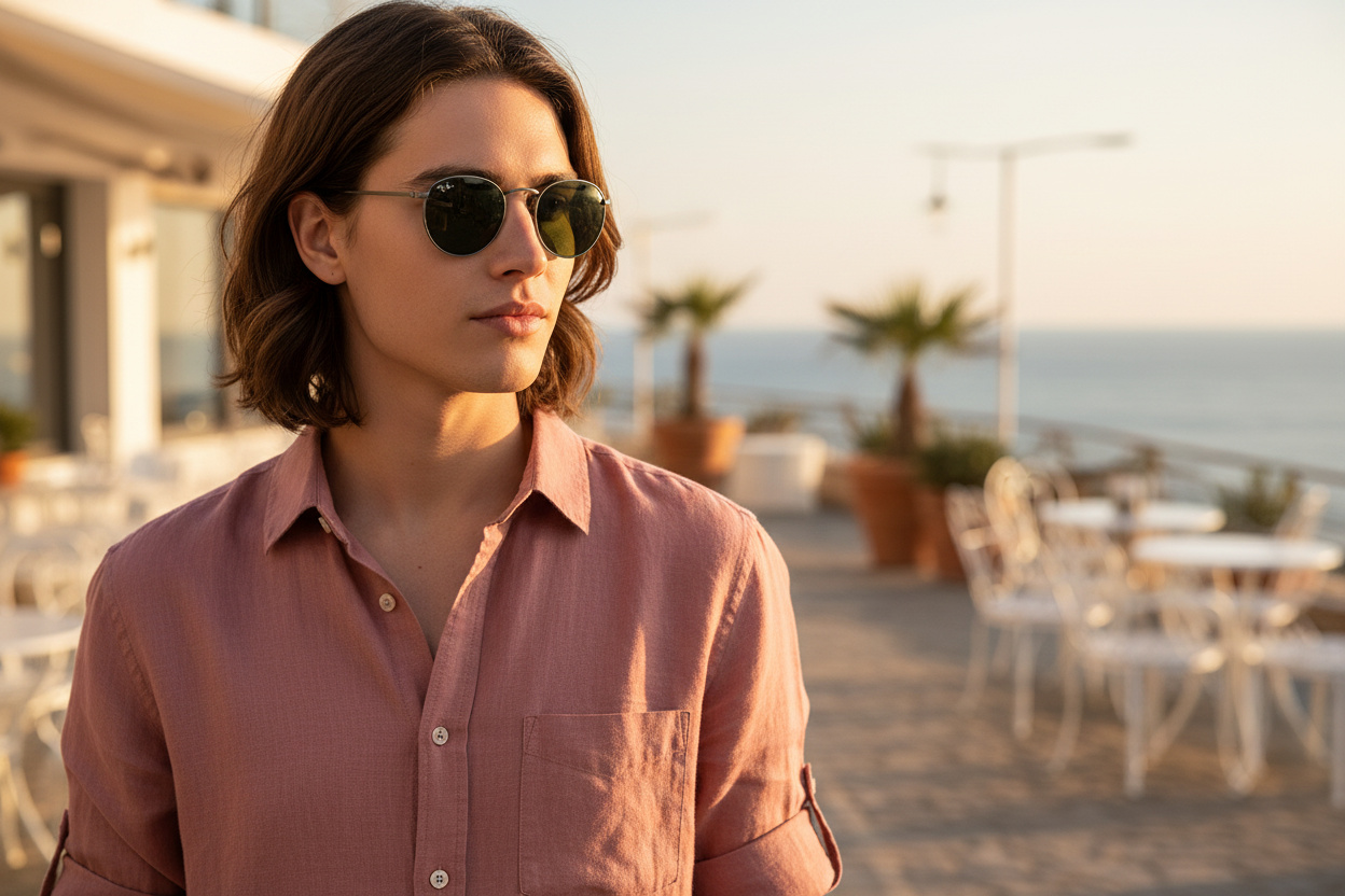 Front view Ray-Ban ROUND METAL (RB3447 - 029)