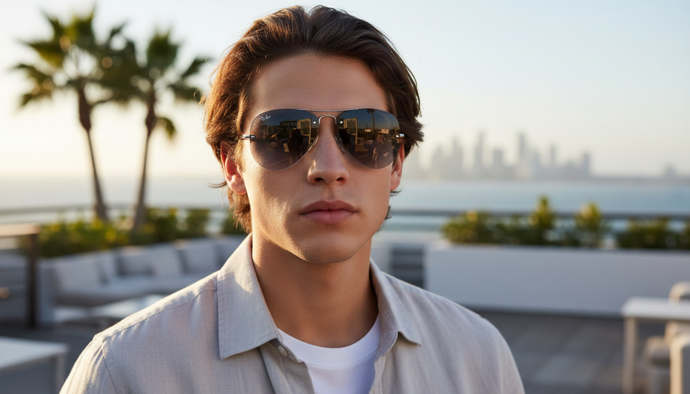 Front view Ray-Ban RB3449 (RB3449 - 003/8G)