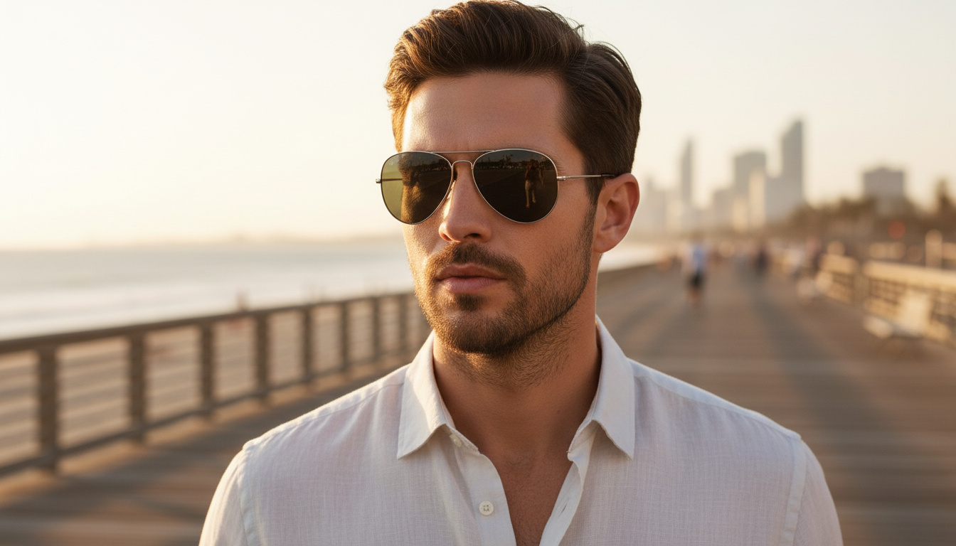 Front view Ray-Ban AVIATOR METAL II (RB3689 - 004/48)