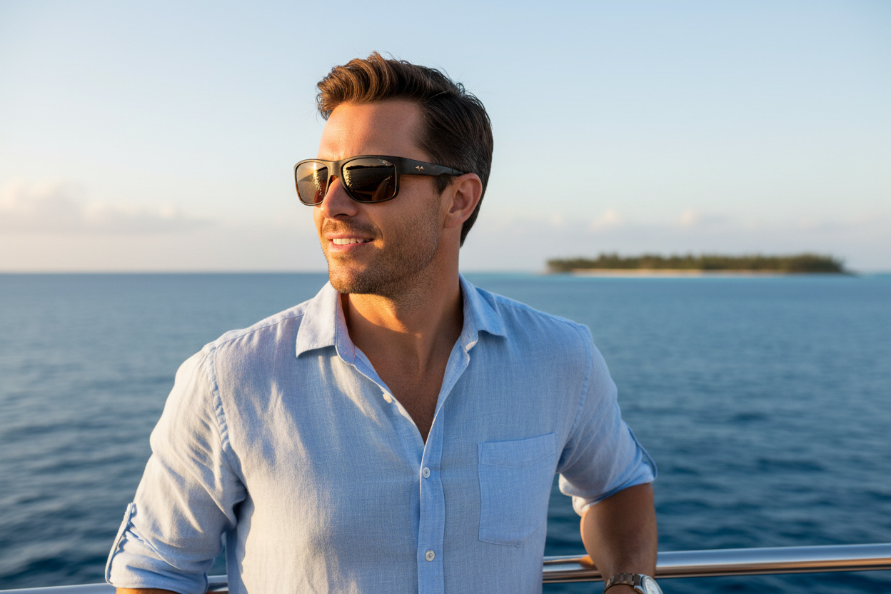Front view Maui Jim Southern Cross (H815-10MR)