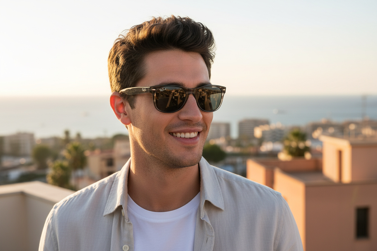 Front view Ray-Ban NEW WAYFARER (RB2132 - 6430B1)