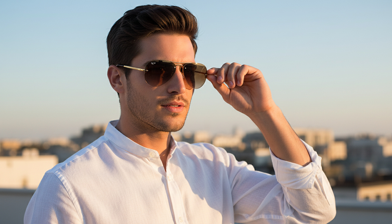 Front view Ray-Ban RB3449 (RB3449 - 001/13)