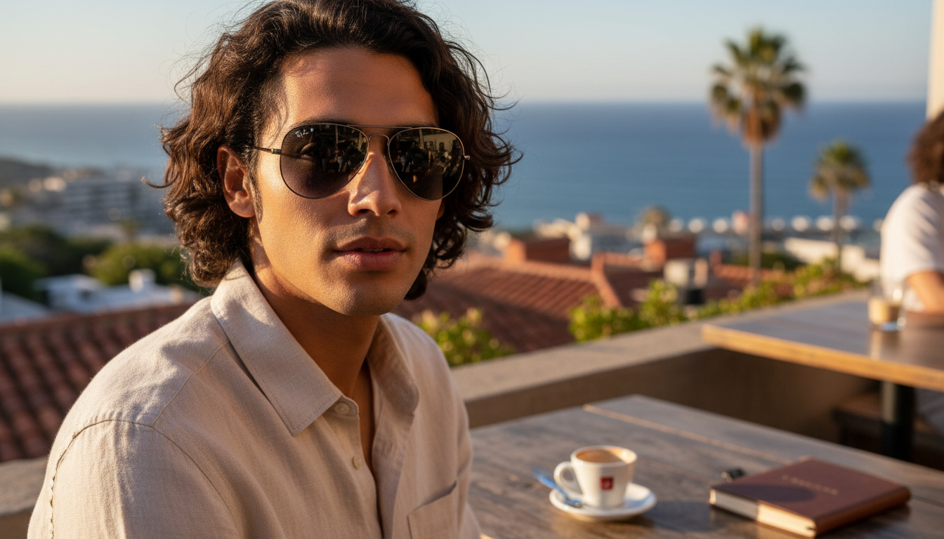 Front view Ray-Ban AVIATOR LARGE METAL (RB3025 - 004/78)