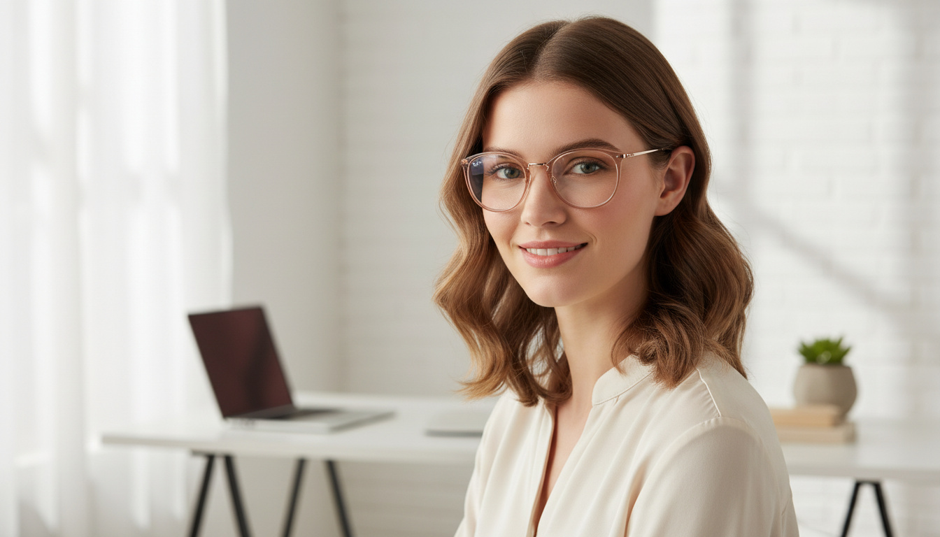 Front view Ray-Ban RX7140 (8124)