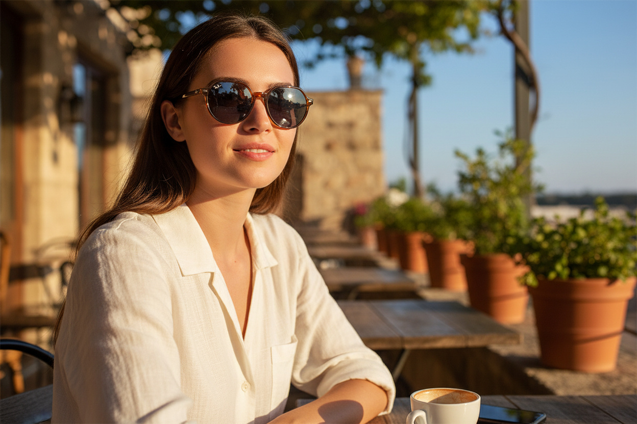 Front view Ray-Ban THALIA (RB2195 - 954/62)