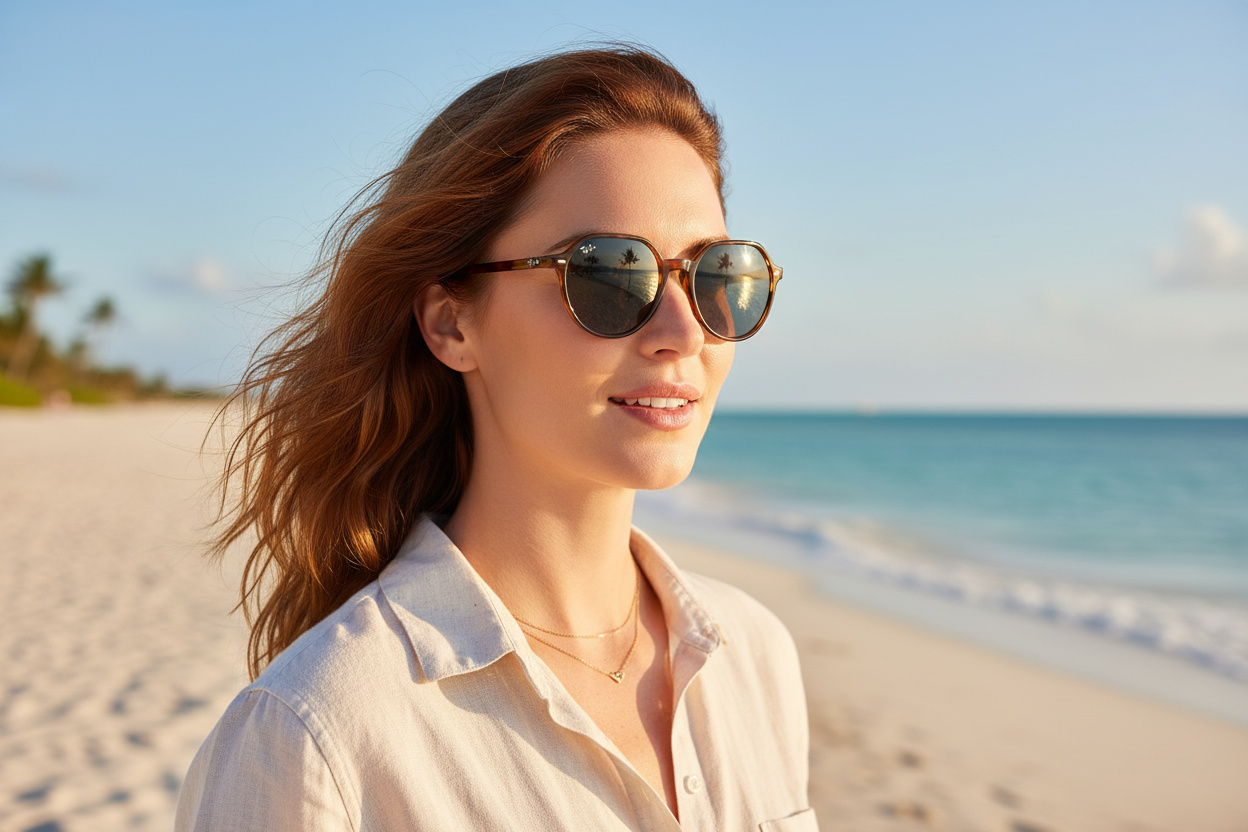 Front view Ray-Ban THALIA (RB2195 - 954/62)