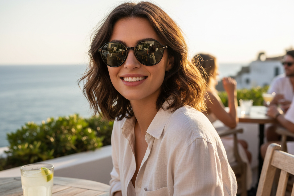 Front view Ray-Ban THALIA (RB2195 - 901/58)