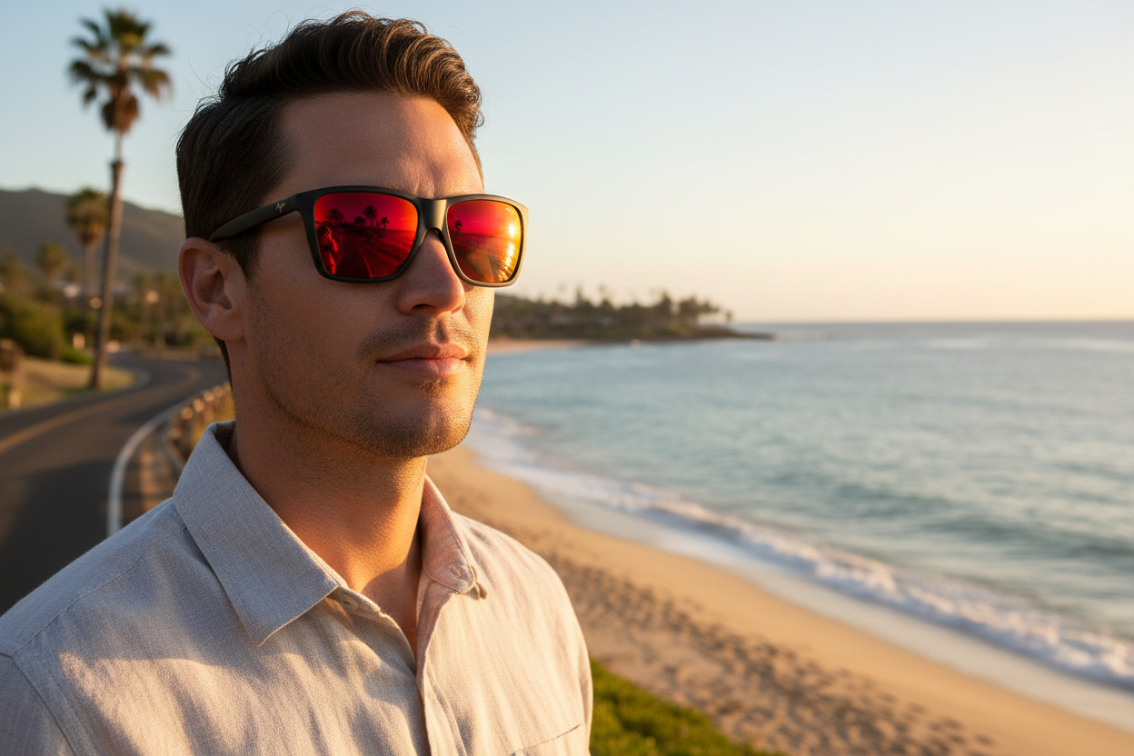 Front view Maui Jim Cruzem (RM864-02A)