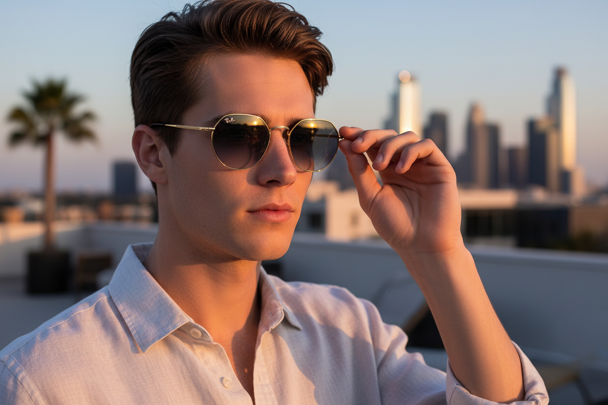 Front view Ray-Ban JACK (RB3565 - 001/86)