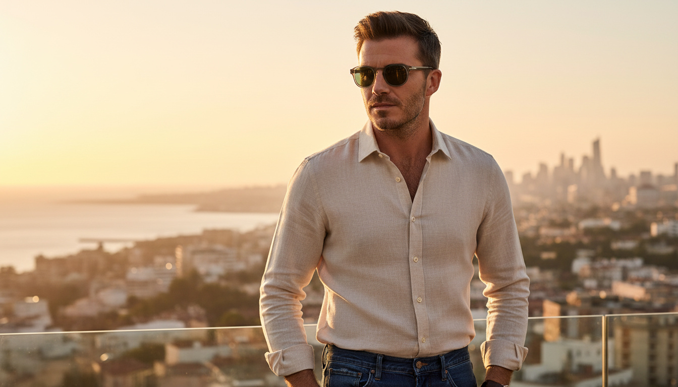 Front view David Beckham DB 1007/S (79U/QT)