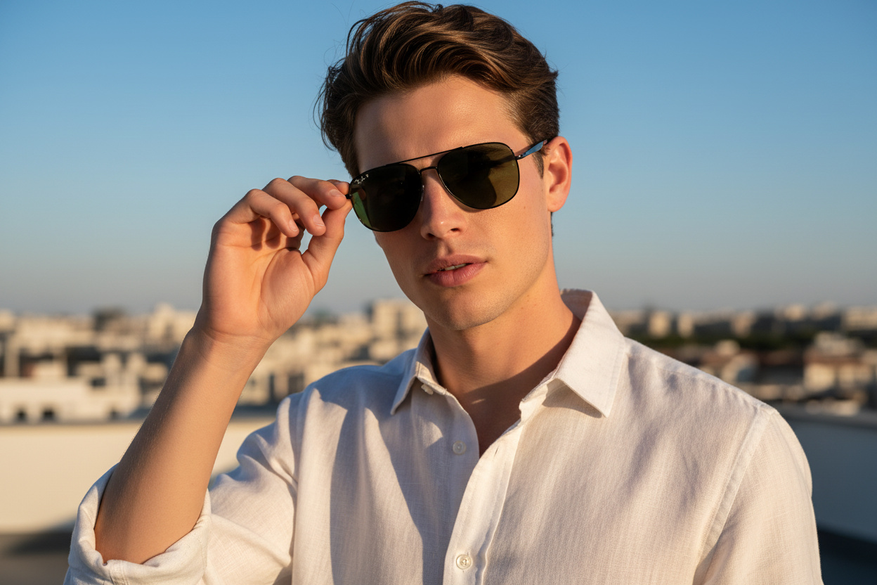 Front view Ray-Ban RB3683 (002/58)