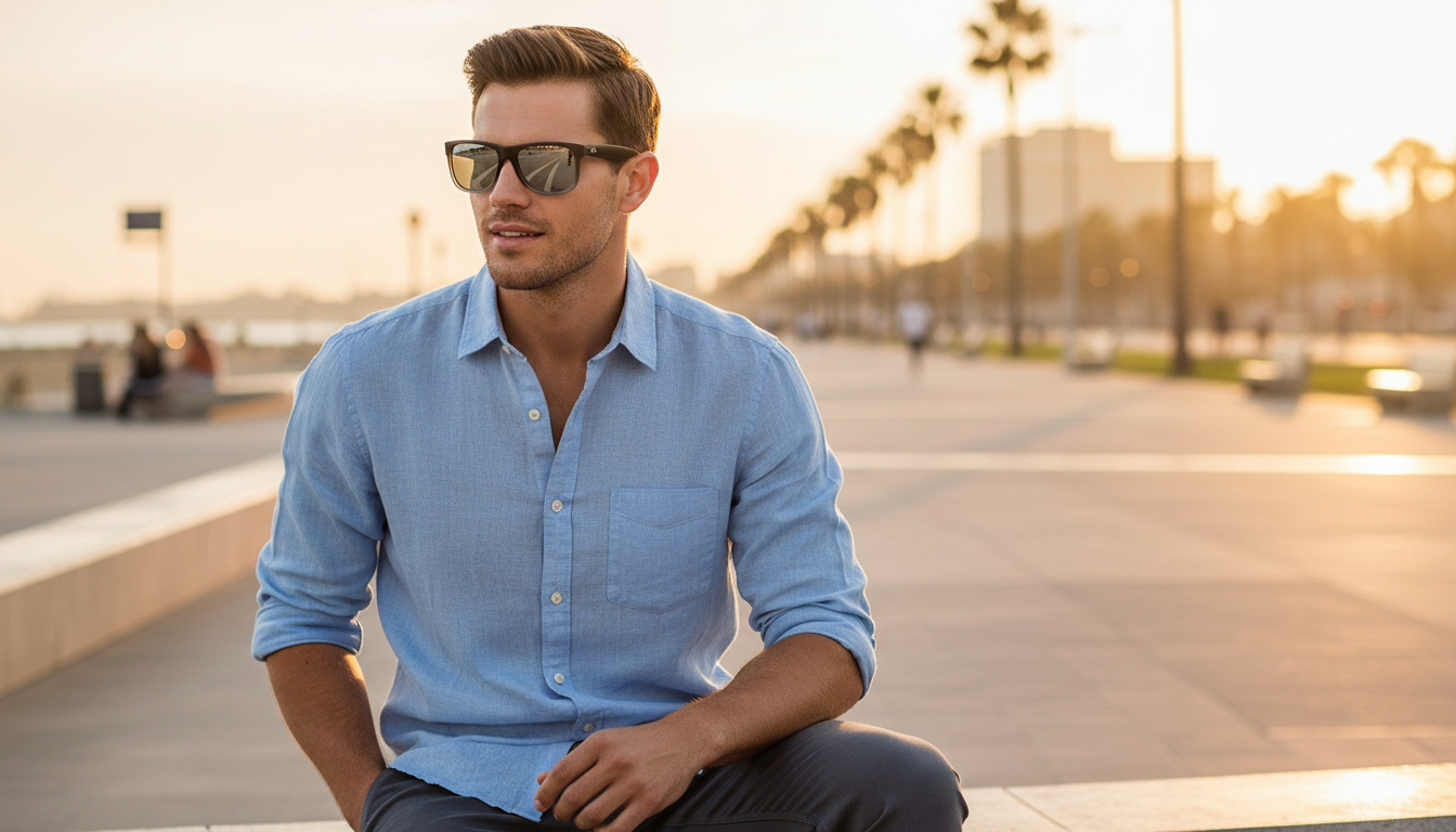 Front view Ray-Ban JUSTIN (RB4165 - 852/88)