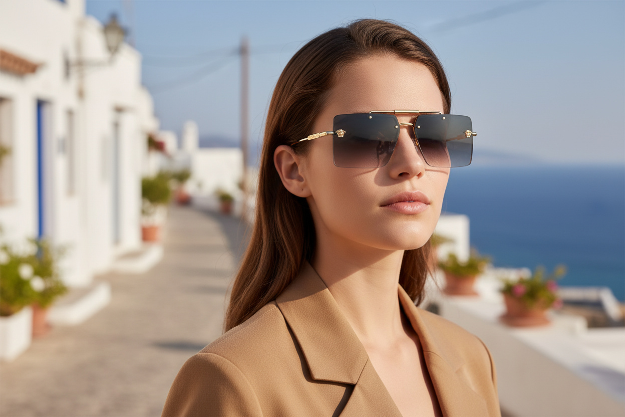 Front view Versace VE2245 (10028G)