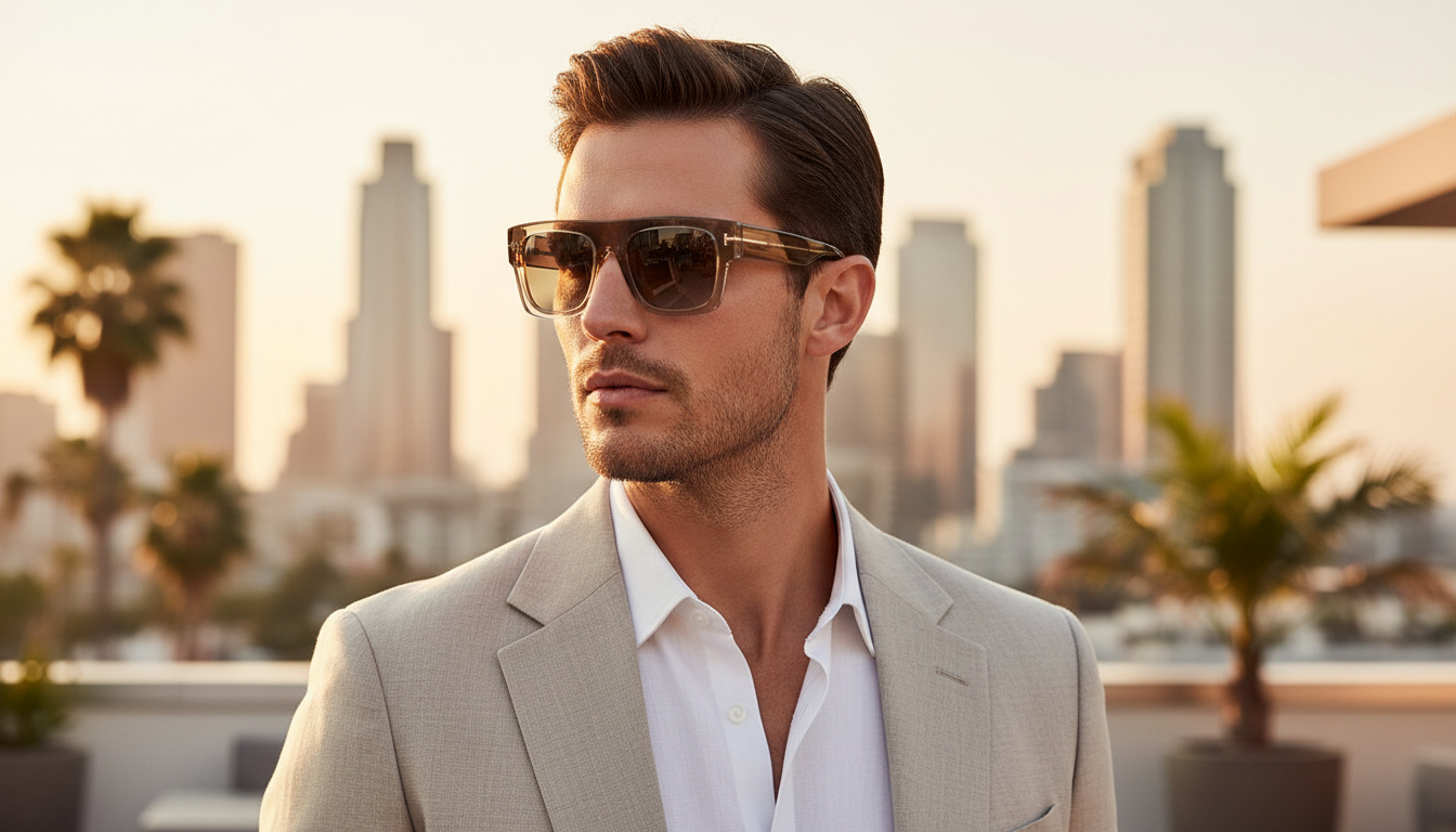 Front view Tom Ford FAUSTO (FT0711 - 47Q)