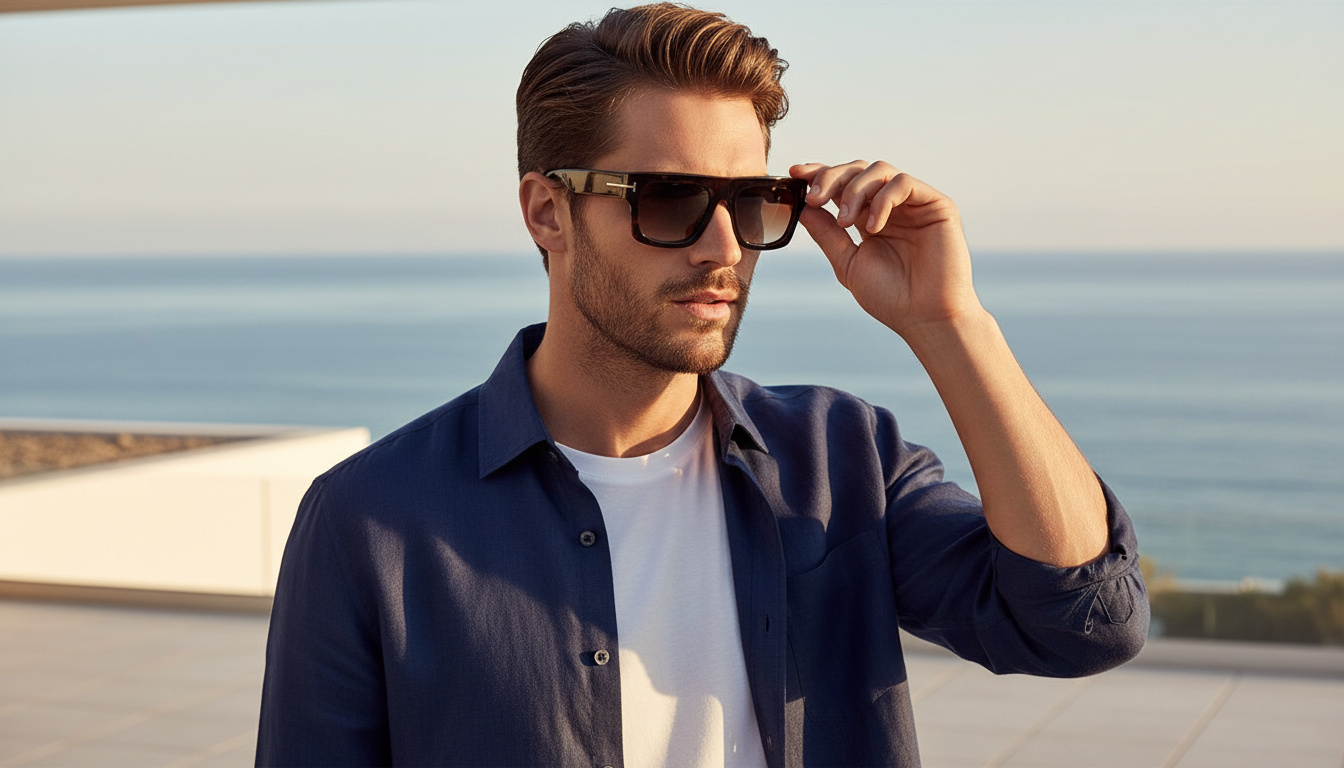 Front view Tom Ford FAUSTO (FT0711 - 52F)