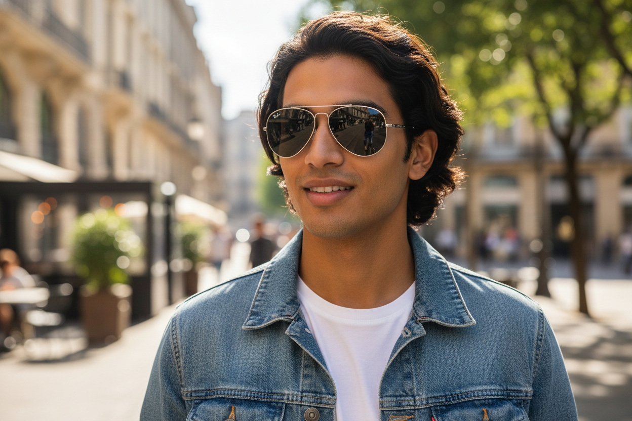 Front view Ray-Ban NEW AVIATOR (RB3625 - 003/R5)