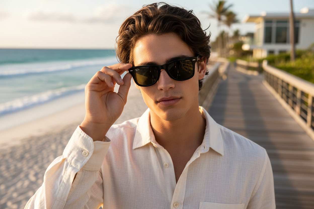Front view Ray-Ban WAYFARER (RB2140 - 135831)