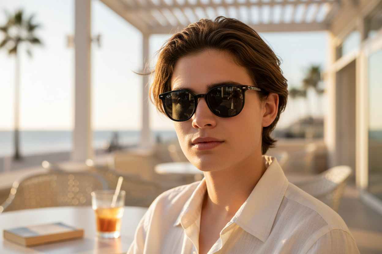 Front view Ray-Ban ELLIOT (RB2197 - 901/48)