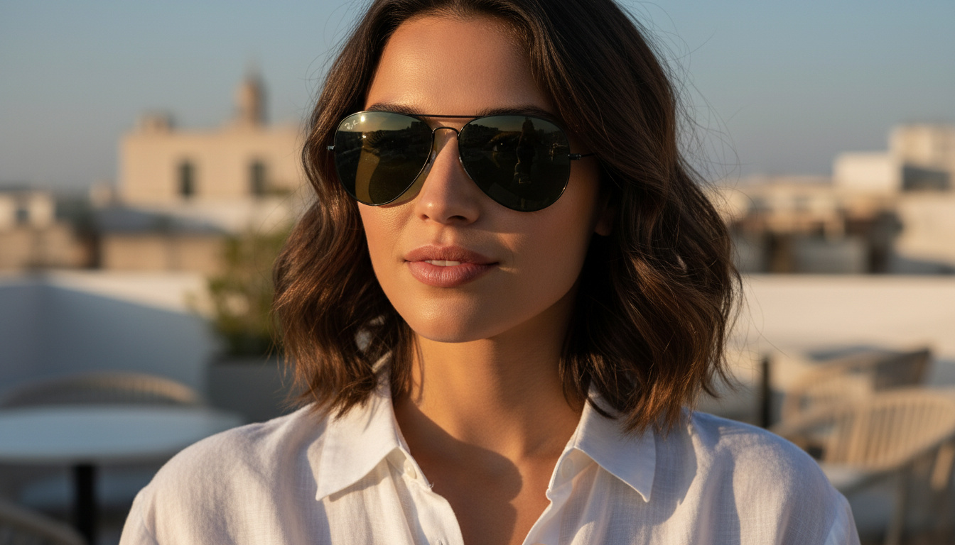 Front view Ray-Ban AVIATOR LARGE METAL II (RB3026 - L2821)