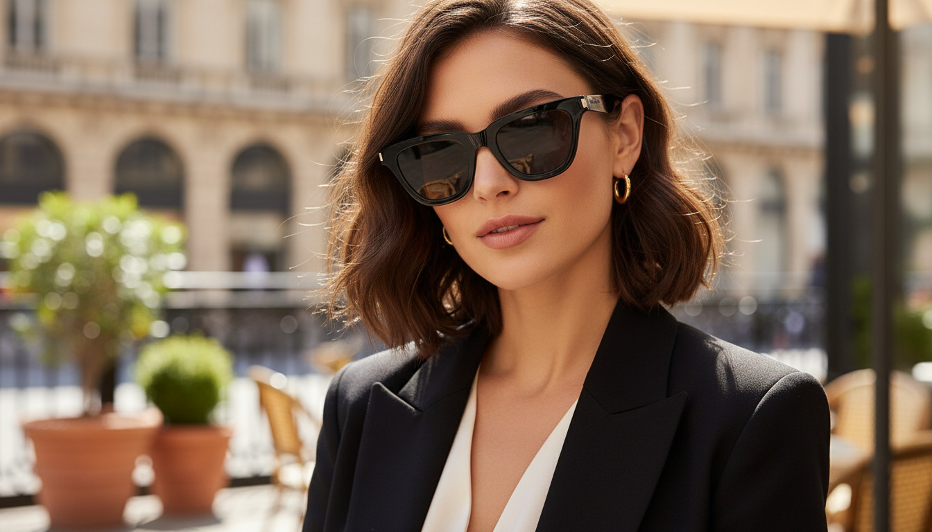 Front view Saint Laurent SL 462 SULPICE (001)