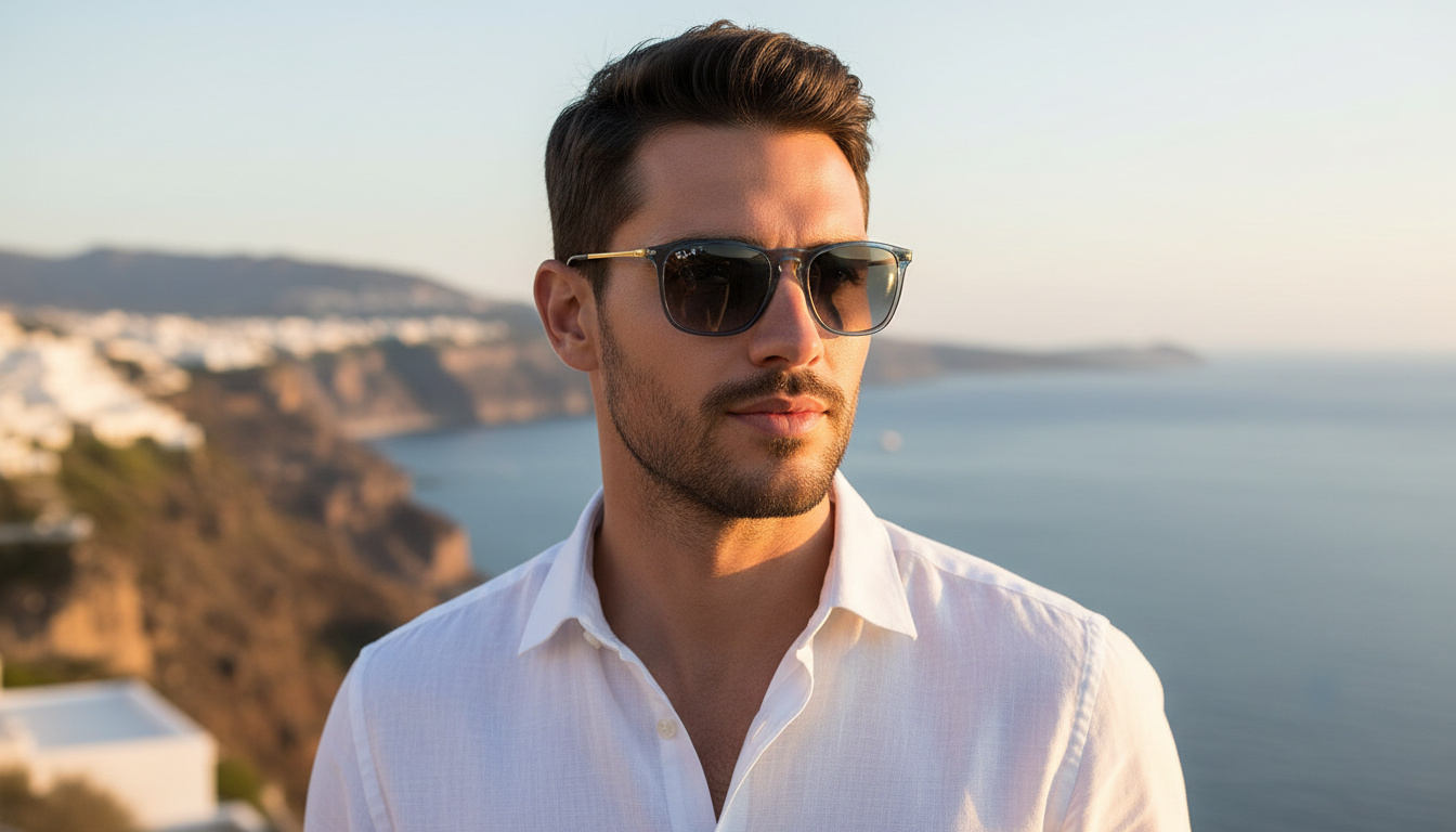 Front view Ray-Ban CHRIS (RB4187 - 6592T3)