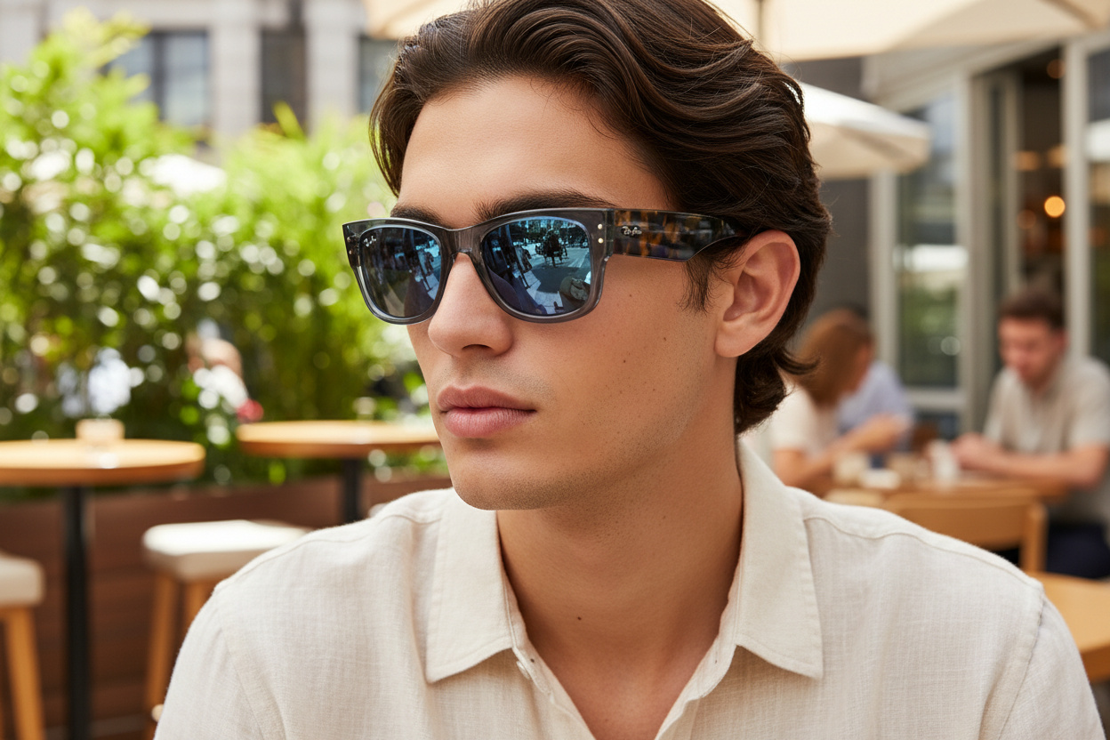 Front view Ray-Ban MEGA WAYFARER (RB0840S - 6638O4)