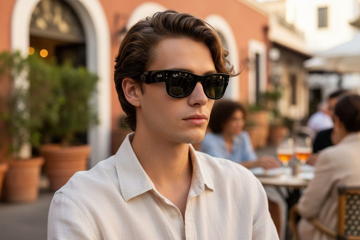 Front view Ray-Ban MEGA WAYFARER (RB0840S - 901/31)