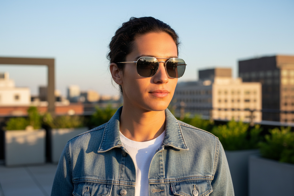 Front view Ray-Ban JIM (RB3694 - 9242G6)