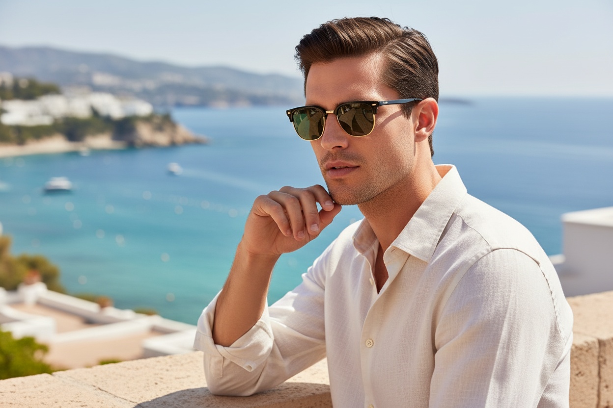 Front view Ray-Ban NEW CLUBMASTER (RB4416 - 601/31)