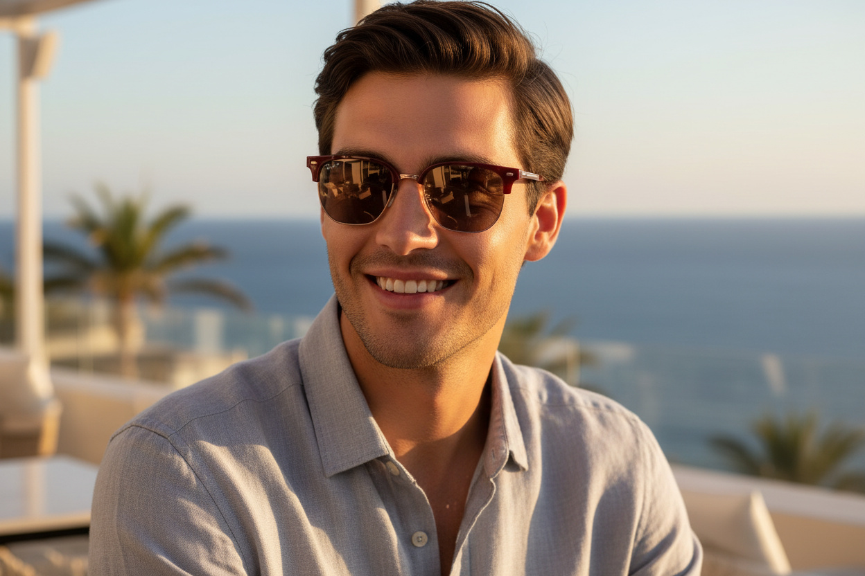 Front view Ray-Ban NEW CLUBMASTER (RB4416 - 6654G9)