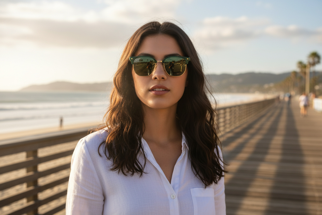 Front view Ray-Ban NEW CLUBMASTER (RB4416 - 6655G4)