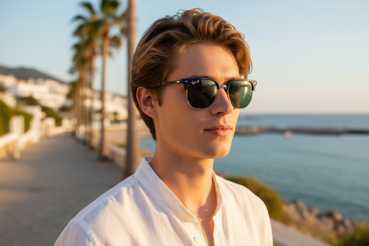 Front view Ray-Ban NEW CLUBMASTER (RB4416 - 6656G6)