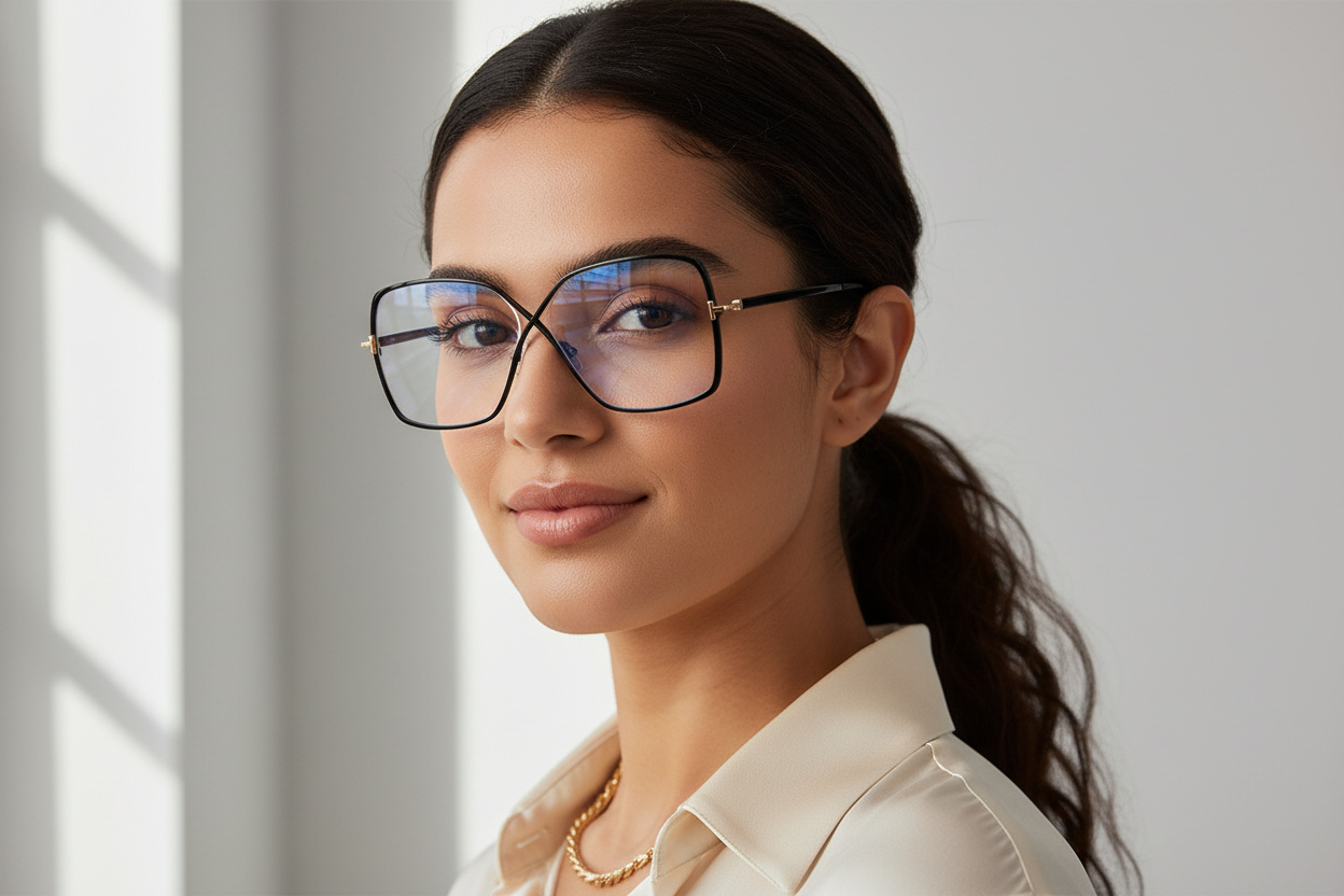 Front view Tom Ford FT5841-B (001)