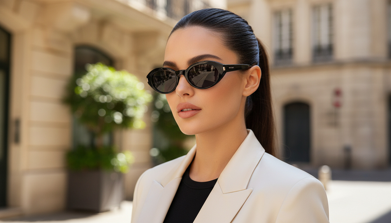 Front view Saint Laurent SL 567 (001)