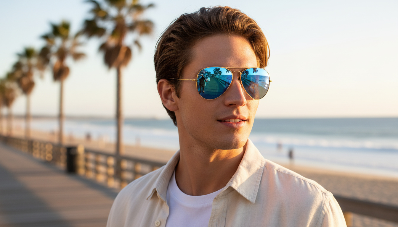 Front view Ray-Ban AVIATOR LARGE METAL (RB3025 - 112/4L)