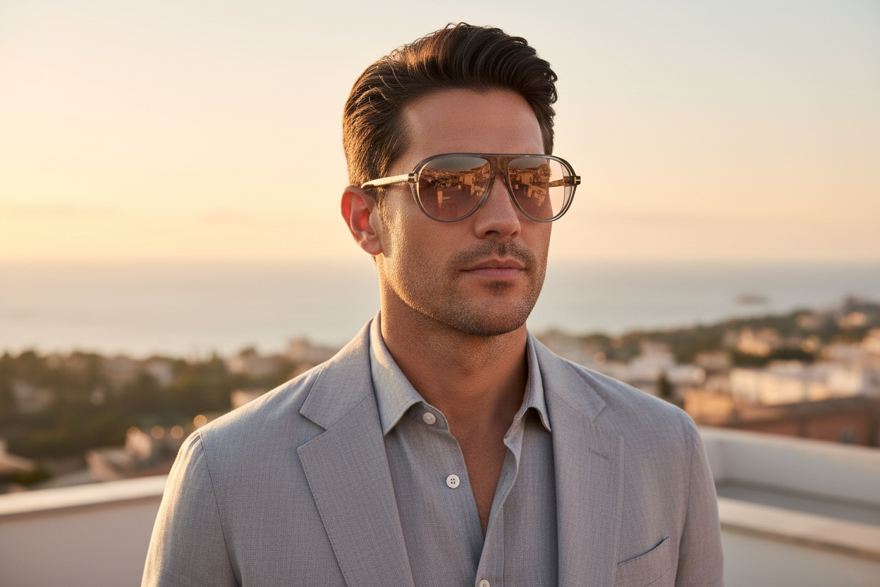 Front view Tom Ford MARCUS (FT1023 - 93E)