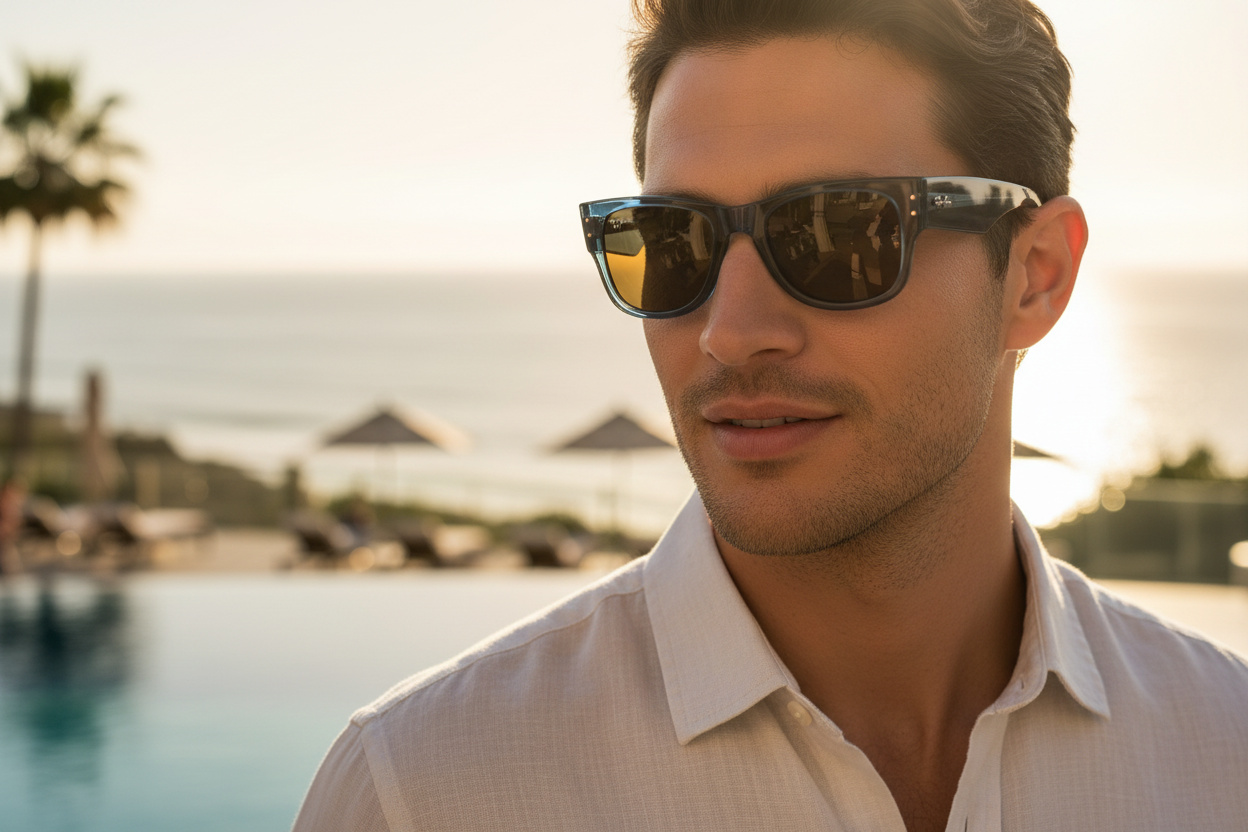 Front view Ray-Ban MEGA WAYFARER (RB0840S - 668073)