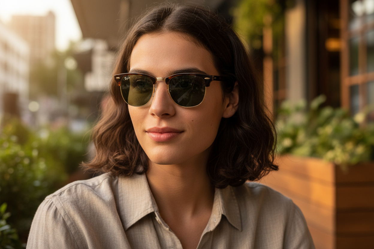 Front view Ray-Ban CLUBMASTER (RB3016 - W0366)