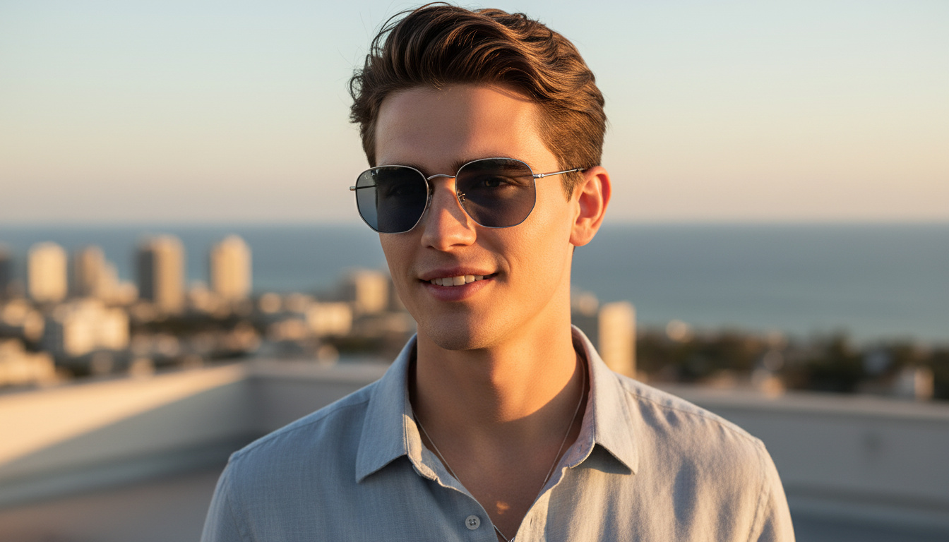 Front view Ray-Ban HEXAGONAL (RB3548N - 003/02)